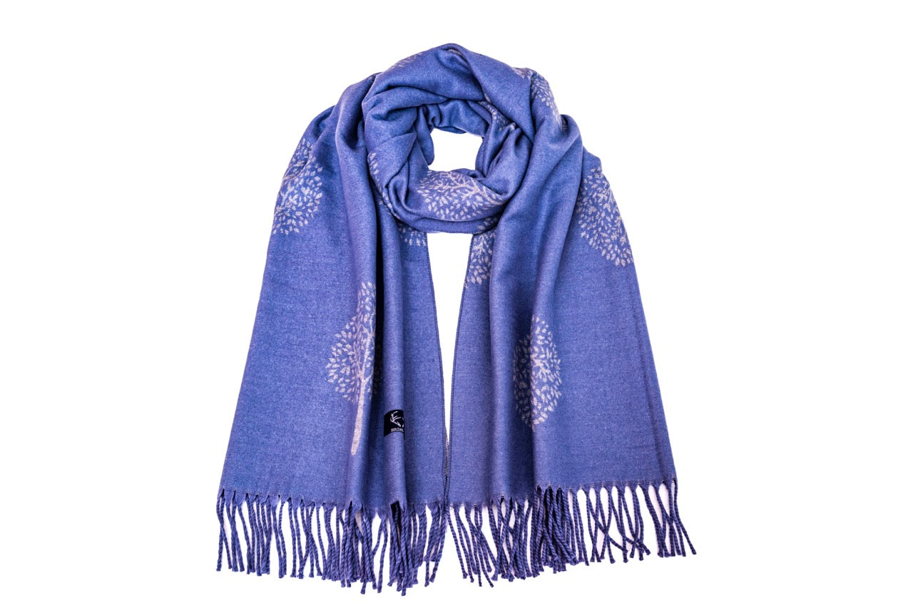 Supersoft Tree of Life Scarves (With Tassels)