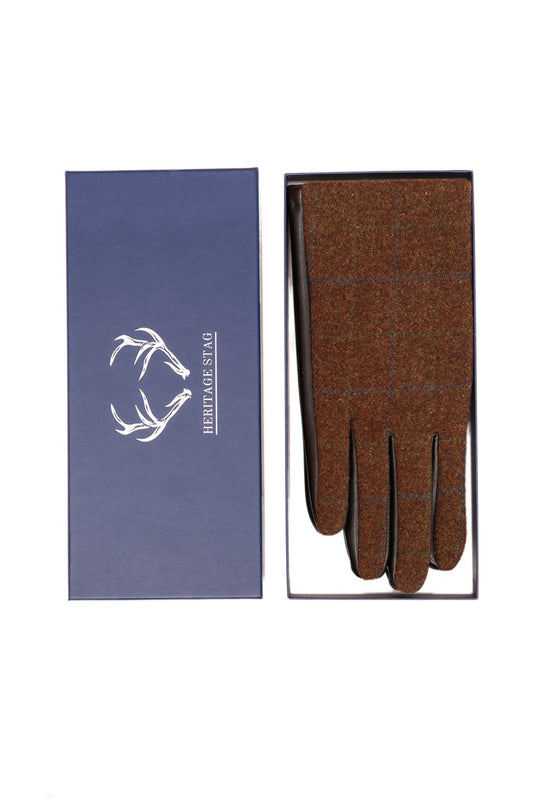 Gents Faux Leather Glove In Box