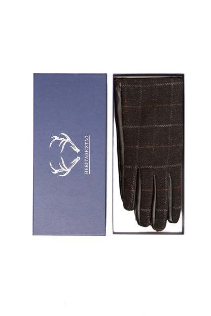 Faux Leather Glove In Box