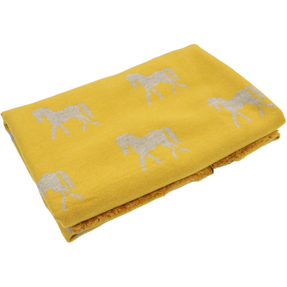 Supersoft Horse reversible scarf